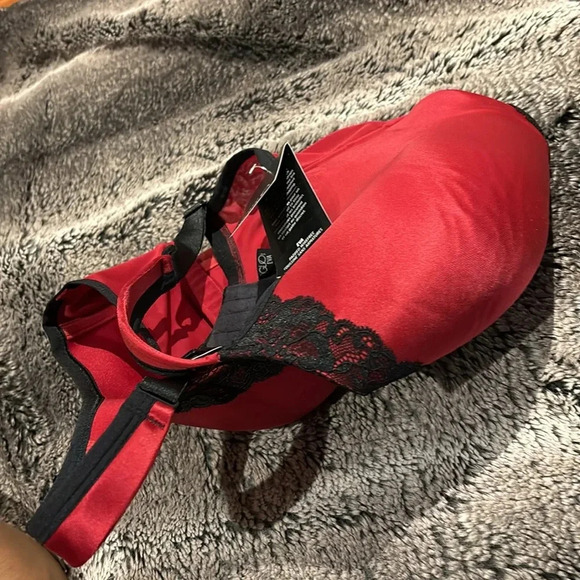Ti Voglo Eva padded bra red lace Sz 42DDD - Picture 13 of 14